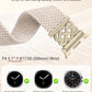 TOYOUTHS Braided Magnetic Band Compatible with Samsung Galaxy Watch 8 7 6 5 4 FE 40mm 44mm/8 6 Classic/5 Pro/4 Classic/3 41mm/Active 2 Women Men, 20mm Celtic Stretchy Elastic Dressy Nylon Strap, No for Ultra