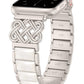 TOYOUTHS Compatible with Apple Watch Band Women 38/40/41/42/44/45/46/49mm Dressy Celtic Knot Metal Resin Strap Stainless Steel Chain Link Bracelet for iWatch Series 11 10 9 8 7 6 5 4 Ultra SE 3 2 1