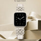 TOYOUTHS Compatible with Apple Watch Band Women 38/40/41/42/44/45/46/49mm Dressy Celtic Knot Metal Resin Strap Stainless Steel Chain Link Bracelet for iWatch Series 11 10 9 8 7 6 5 4 Ultra SE 3 2 1