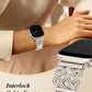 TOYOUTHS Compatible with Apple Watch Band Women 38/40/41/42/44/45/46/49mm Dressy Celtic Knot Metal Resin Strap Stainless Steel Chain Link Bracelet for iWatch Series 11 10 9 8 7 6 5 4 Ultra SE 3 2 1