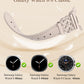 TOYOUTHS Celtic Knot Leather Band Compatible with Samsung Galaxy Watch 8 40mm 44mm/Watch 8 Classic 46mm Bands Women, No Gap One Click Slim Dressy Leather Strap with Designer Interlock Buckle