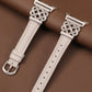 TOYOUTHS Celtic Knot Leather Band Compatible with Samsung Galaxy Watch 8 40mm 44mm/Watch 8 Classic 46mm Bands Women, No Gap One Click Slim Dressy Leather Strap with Designer Interlock Buckle