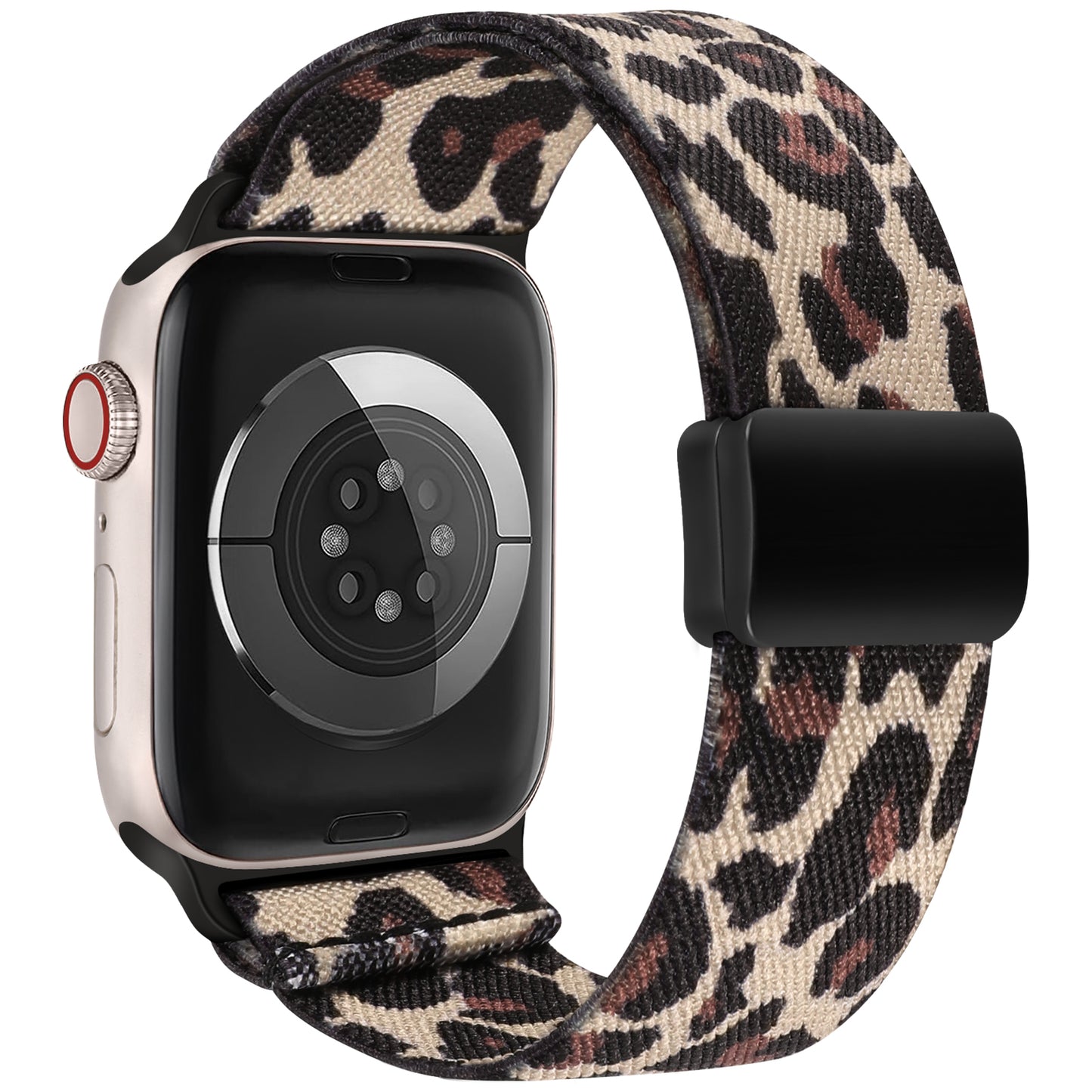 TOYOUTHS Stretchy Loop Band with Magnetic Clasp Compatible with Apple Watch Band Women 40mm 38mm 41mm 42mm 44mm 45mm 46mm 49mm, Elastic Nylon Fabric Strap for iWatch Series 10 9 8 7 6 SE 5 4 3 Ultra 2