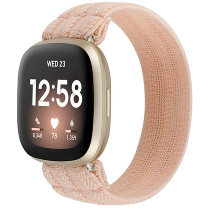 TOYOUTHS Compatible with Fitbit Sense/Sense 2 Band/Versa 3/Versa 4 Bands Women Men Dressy Elastic Nylon Fabric Strap Stretchy Solo Loop Sport Wristband Accessories Replacement for Fitbit Versa 4