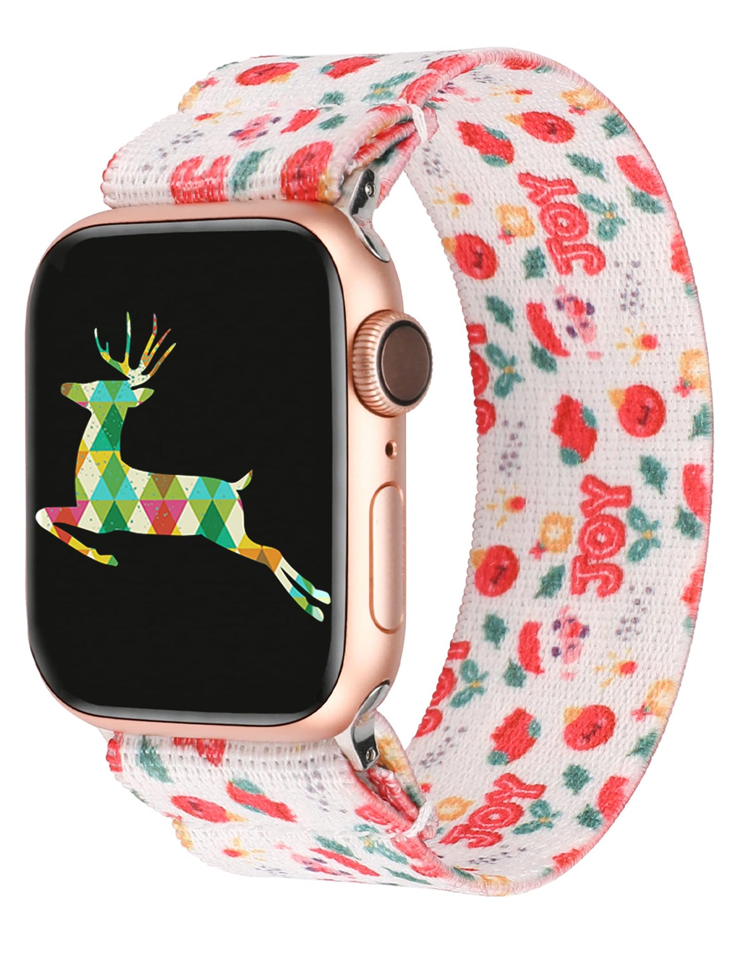 TOYOUTHS Halloween Band Compatible with Apple Watch Band Elastic Scrunchies Stretchy Solo Loop 49mm(Ultra)/45mm/44mm/42mm Soft Nylon Women Replacement Band for iWatch Series SE/8/7/6/5/4/3/2/1