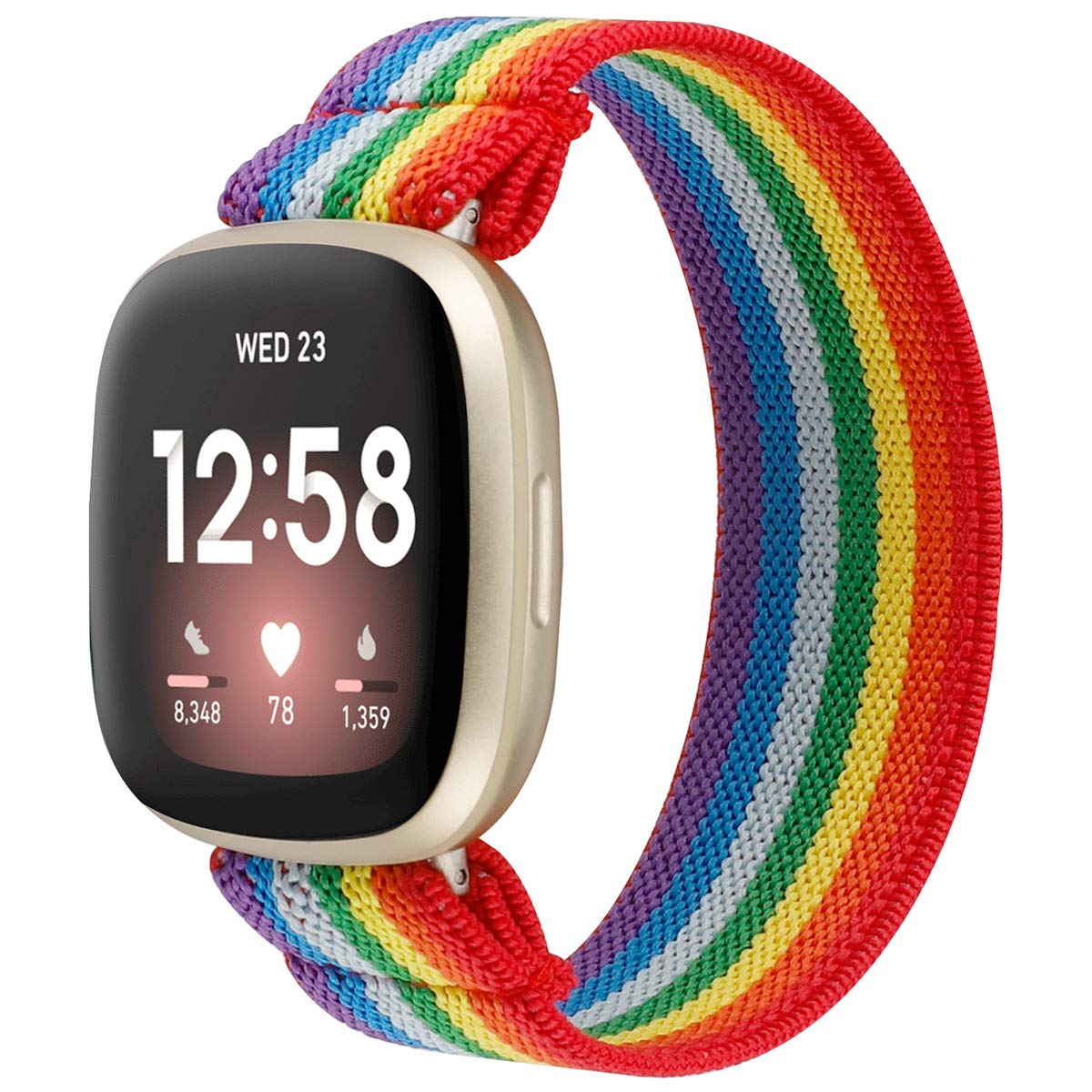 Nylon Strap For Fitbit Versa 4/ Sense 2 Band Replacement Loop