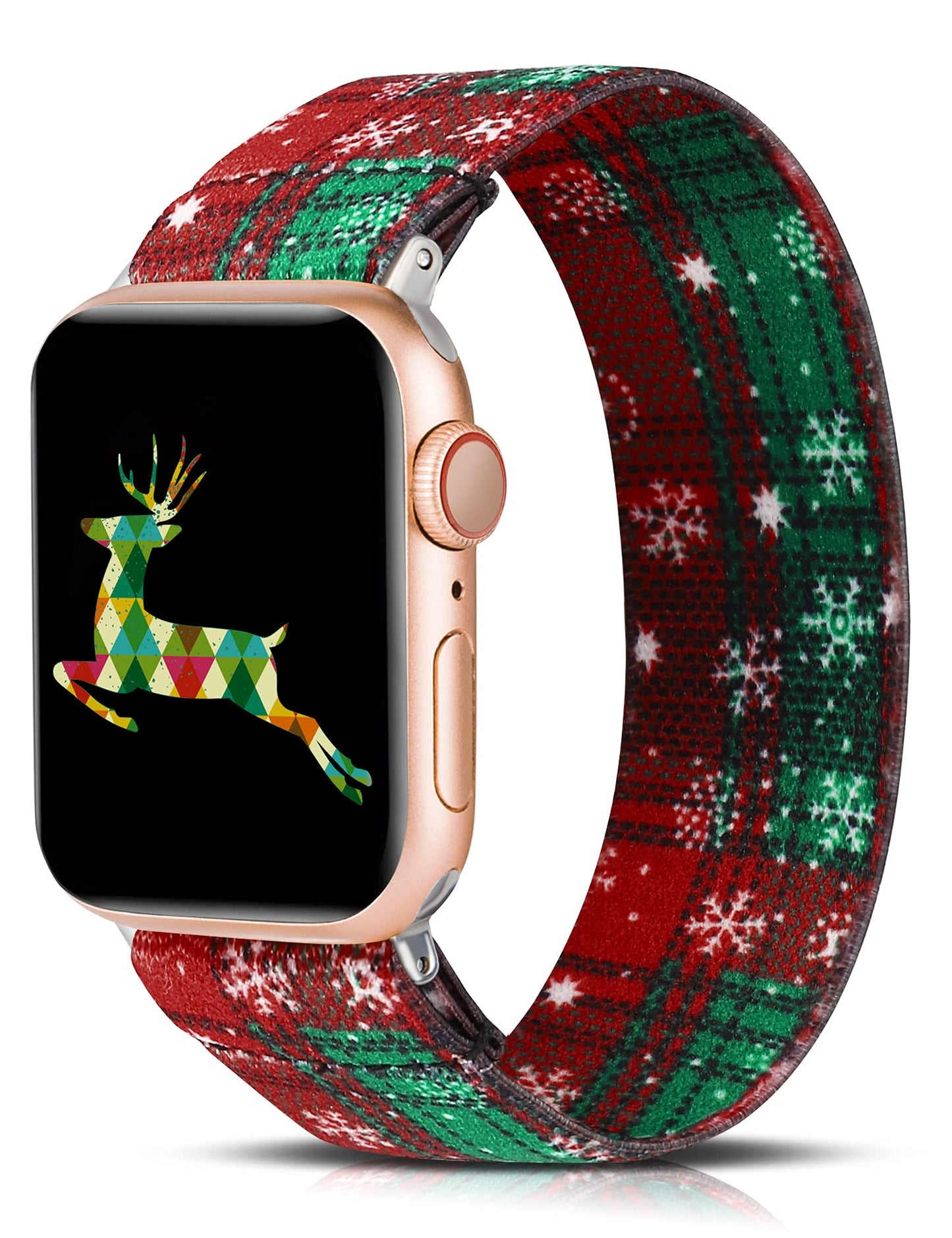 TOYOUTHS Halloween Band Compatible with Apple Watch Band Elastic Scrunchies Stretchy Solo Loop 49mm(Ultra)/45mm/44mm/42mm Soft Nylon Women Replacement Band for iWatch Series SE/8/7/6/5/4/3/2/1