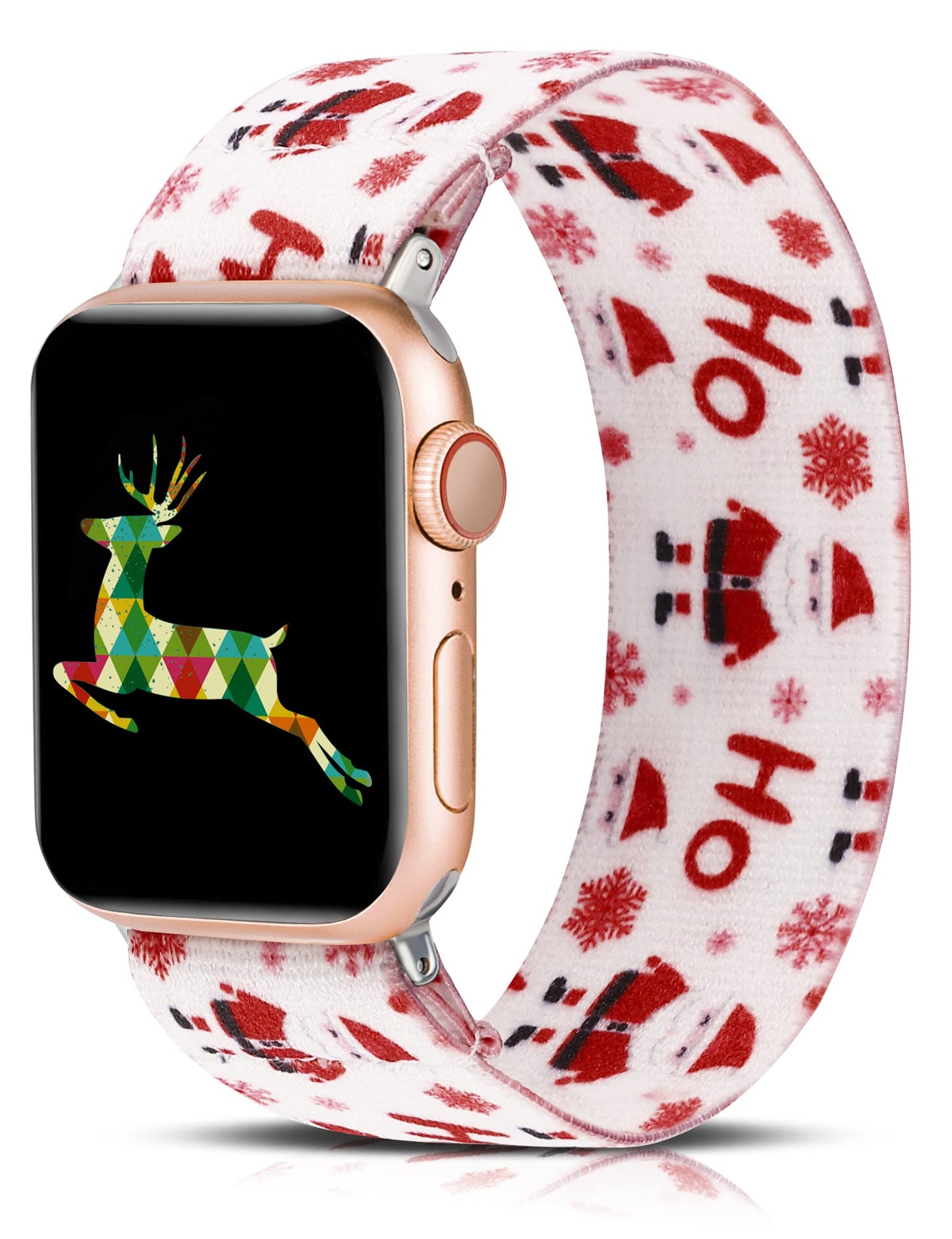 TOYOUTHS Halloween Band Compatible with Apple Watch Band Elastic Scrunchies Stretchy Solo Loop 49mm(Ultra)/45mm/44mm/42mm Soft Nylon Women Replacement Band for iWatch Series SE/8/7/6/5/4/3/2/1