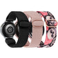 TOYOUTHS 20mm Stretchy Nylon Loop Band Compatible with Samsung Galaxy Watch 4 40mm 44mm/Active 2 40mm 44mm/Watch 4 Classic 42mm 46mm/Active 40mm/Watch 3 41mm, Women/Men Elastic Watch Strap Replacement