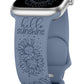 TOYOUTHS Sunflower Engraved Band Compatible with Apple Watch Bands 38mm 40mm 41mm 44mm 45mm 42mm 49mm Women Girls, Floral Sport Silicone Flower Fancy Straps for iWatch Series 8/7/6/5/4/3/2/1/SE/Ultra