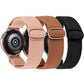 TOYOUTHS 20mm Stretchy Nylon Loop Band Compatible with Samsung Galaxy Watch 4 40mm 44mm/Active 2 40mm 44mm/Watch 4 Classic 42mm 46mm/Active 40mm/Watch 3 41mm, Women/Men Elastic Watch Strap Replacement