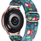 TOYOUTHS 20mm Stretchy Nylon Loop Band Compatible with Samsung Galaxy Watch 4 40mm 44mm/Active 2 40mm 44mm/Watch 4 Classic 42mm 46mm/Active 40mm/Watch 3 41mm, Women/Men Elastic Watch Strap Replacement