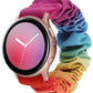 TOYOUTHS 20mm Scrunchie Band Compatible with Samsung Galaxy Watch 5/4 40mm 44mm/Watch 5 Pro 45mm/Active 2 40mm 44mm/Watch 4 Classic 42mm 46mm/Active 40mm/Watch 3 41mm, Women Elastic Watch Strap