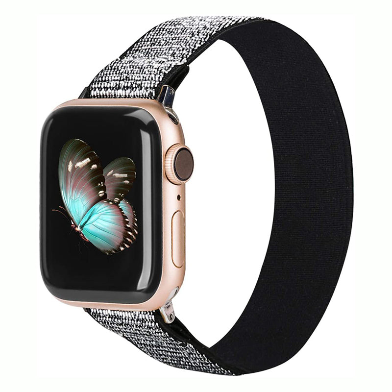 TOYOUTHS Elastic Band Apple Watch Band Scrunchies for Series SE/6/5/4/3/2/1