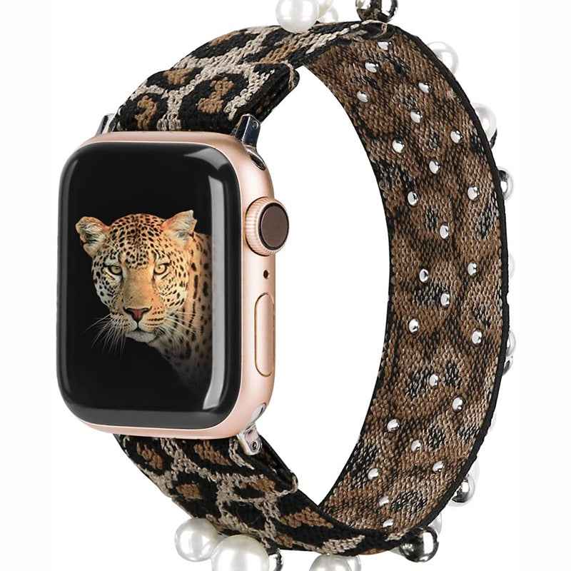 TOYOUTHS Elastic Band Apple Watch Band Scrunchies for Series SE/6/5/4/3/2/1