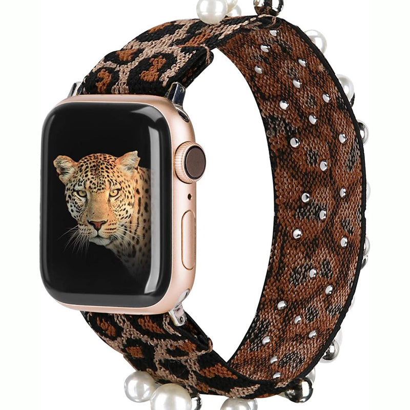 TOYOUTHS Elastic Band Apple Watch Band Scrunchies for Series SE/6/5/4/3/2/1