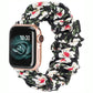 TOYOUTHS Apple Watch Band Scrunchies Soft Pattern Printed Fabric