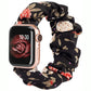 TOYOUTHS Apple Watch Band Scrunchies Soft Pattern Printed Fabric