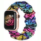 TOYOUTHS Apple Watch Band Scrunchies Soft Pattern Printed Fabric