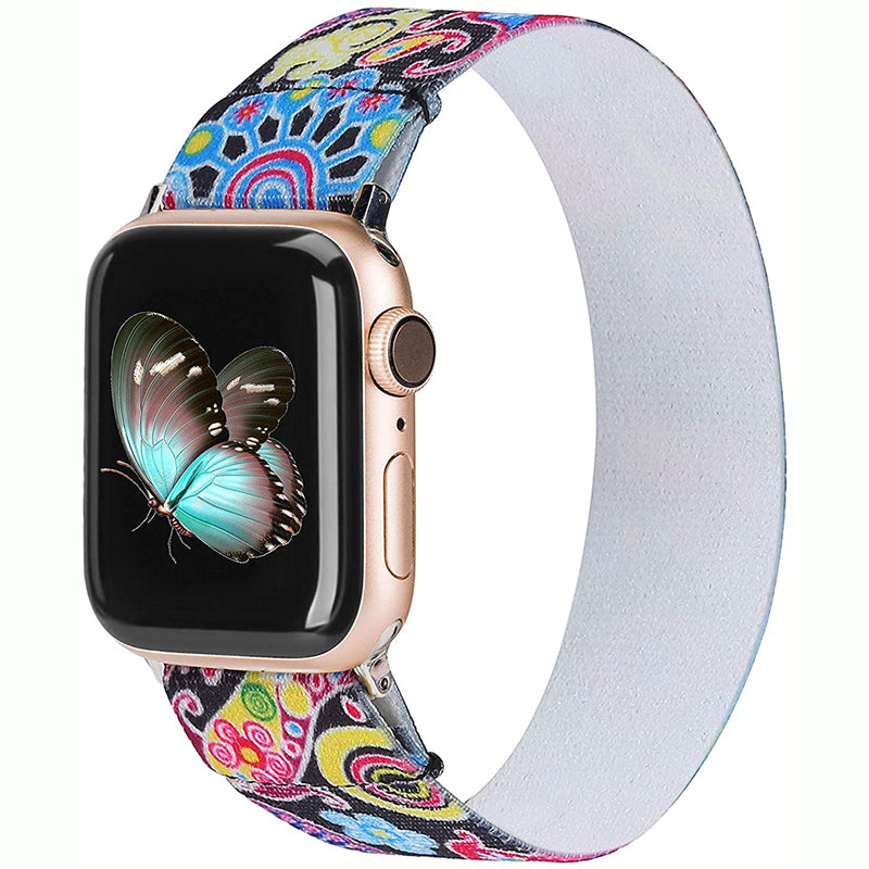 TOYOUTHS Elastic Band Apple Watch Band Scrunchies for Series SE/6/5/4/3/2/1