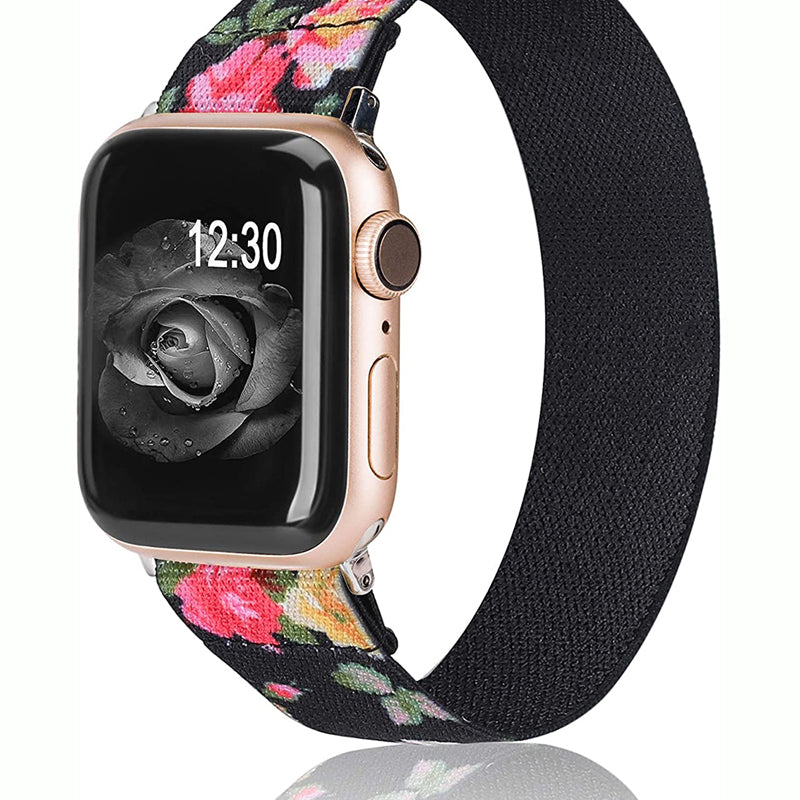 TOYOUTHS Elastic Band Apple Watch Band Scrunchies for Series SE/6/5/4/3/2/1
