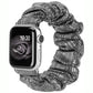 TOYOUTHS Apple Watch Band Scrunchies Soft Pattern Printed Fabric