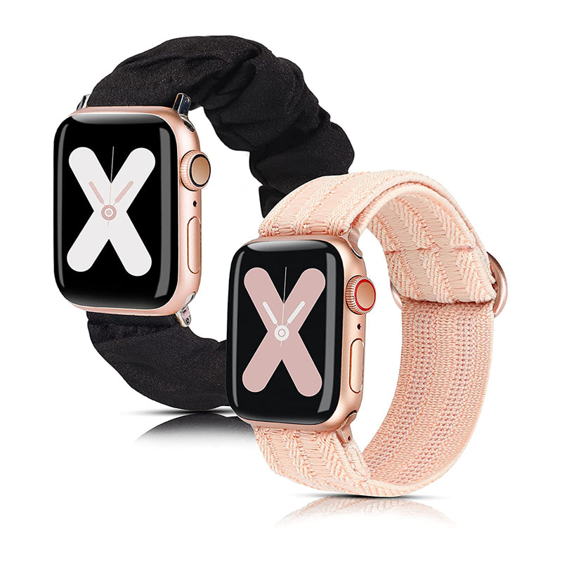 TOYOUTHS Scrunchie  Apple Watch Bands Women 2 Pack