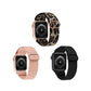 TOYOUTHS 3 Packs Apple Watch Band Solo Loop Elastic Fabric Nylon