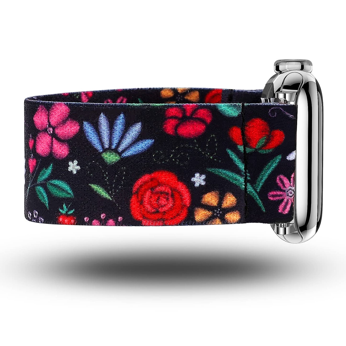 TOYOUTHS Elastic Band Compatible with Apple Watch Band Scrunchies Stretchy Solo Loop 41mm/40mm/38mm Soft Nylon Strap Replacement Wristband for iWatch Series 8/7/SE/6/5/4/3/2/1