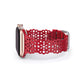 TOYOUTHS Compatible with Apple Watch Band Women 41mm 40mm 38mm Soft Stretchy Silicone Lace Flower Cut-outs Scalloped Breathable Waterproof Lacy Band for iWatch Series 8 7 6 5 4 3 2 1 SE