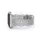 TOYOUTHS Compatible with Apple Watch Band Women 41mm 40mm 38mm Soft Stretchy Silicone Lace Flower Cut-outs Scalloped Breathable Waterproof Lacy Band for iWatch Series 8 7 6 5 4 3 2 1 SE
