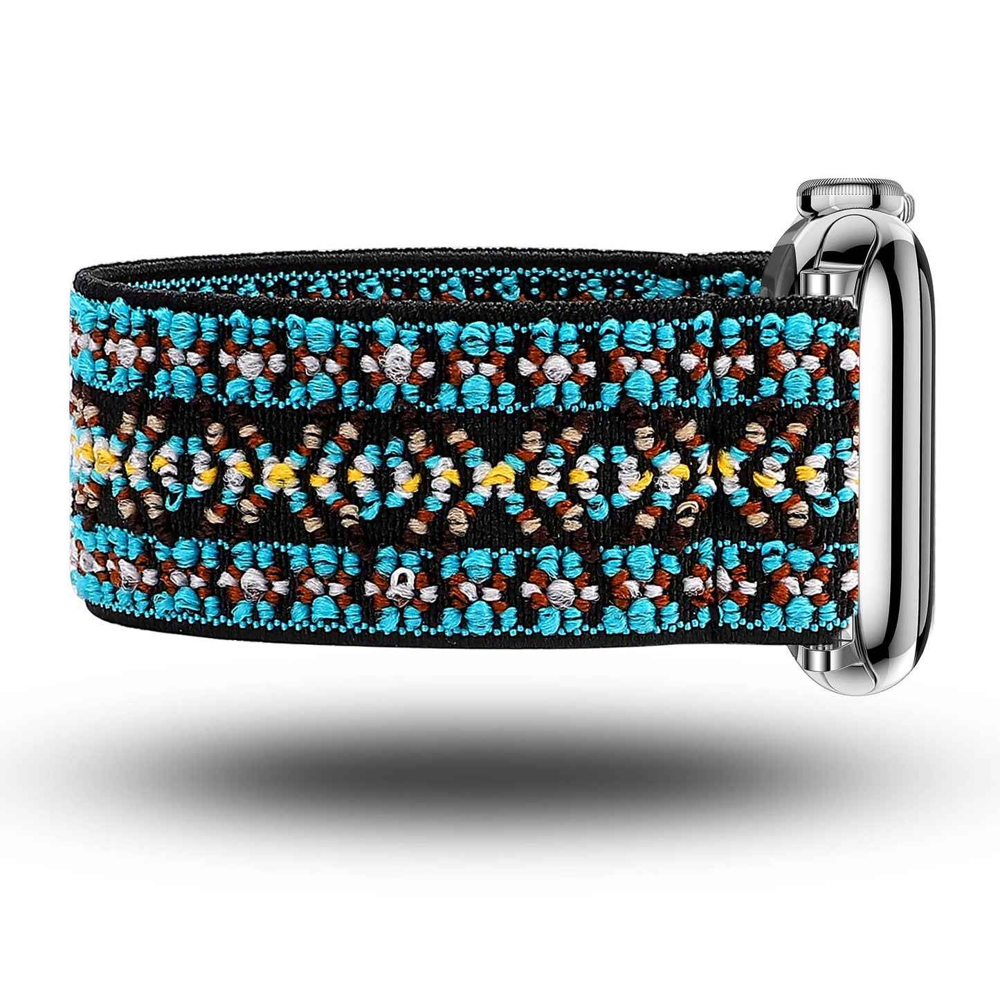 TOYOUTHS Elastic Band Compatible with Apple Watch Band Scrunchies Stretchy Solo Loop 41mm/40mm/38mm Soft Nylon Strap Replacement Wristband for iWatch Series 8/7/SE/6/5/4/3/2/1